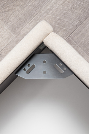 Кровать Марион 180 велюр OCEAN 002 бежевый с ортопедическим основанием и подъемным механизмом (спальное место 180 х 200)