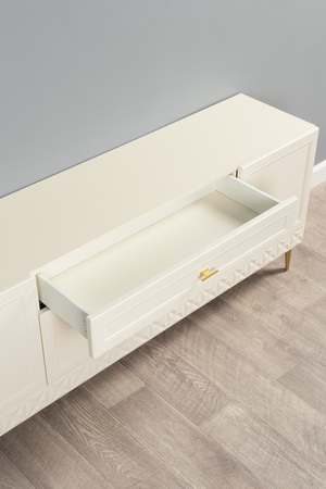 Тумба Марион 16.167 слоновая кость С341 PE, слоновая кость 6898 ПВХ, белый PE шагрень