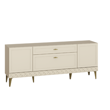 Тумба Марион 16.167 слоновая кость С341 PE, слоновая кость 6898 ПВХ, белый PE шагрень