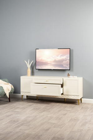 Тумба Марион 16.167 слоновая кость С341 PE, слоновая кость 6898 ПВХ, белый PE шагрень