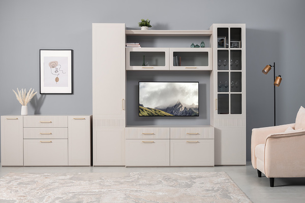 Полка Ричфорд 16.492 Кашемир 5981 BS, Моно керамика D166-2 ПВХ