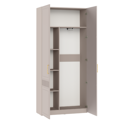 Шкаф для одежды Ричфорд 16.327.02 кашемир 5981 BS, моно керамика D166-2 ПВХ