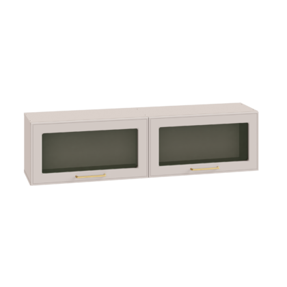 Шкаф навесной Ричфорд 16.328 кашемир 5981 BS, моно керамика D166-2 ПВХ